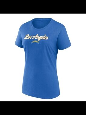 NFL Los Angeles Chargers Women's Blue Graphic Tee Size Large NWOT